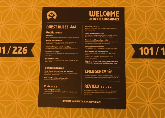 Hotel kapsułowy De Lola Podshotel *